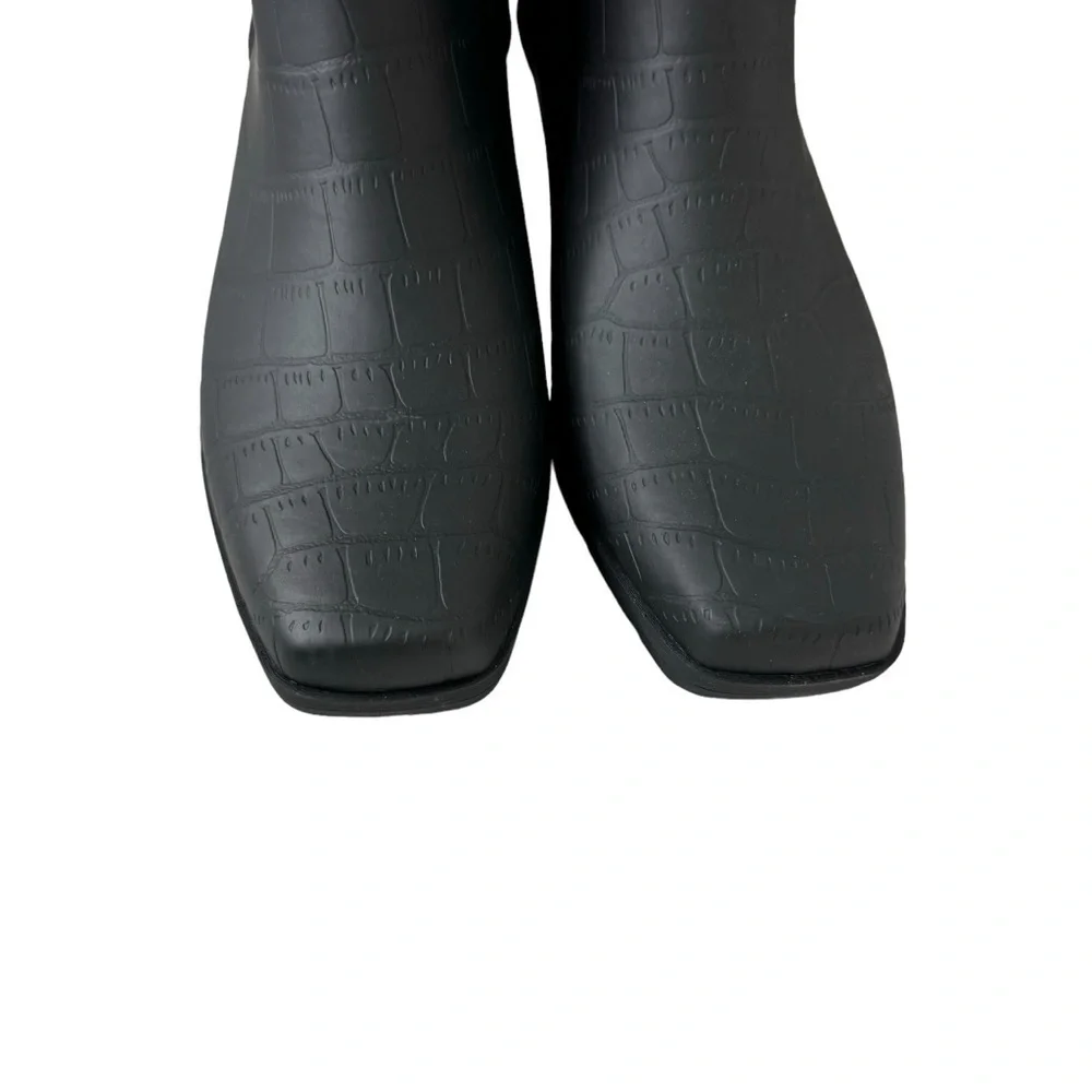 Bogs‎ Jolene Mid Rain Boot Western Black Waterproof 10